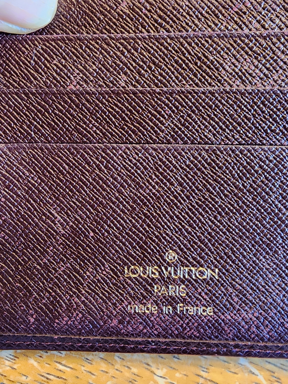 Louis Vuitton Men's Compact Bi-Fold Wallet - Taiga Dark Brown Leather - Picture 4 of 9